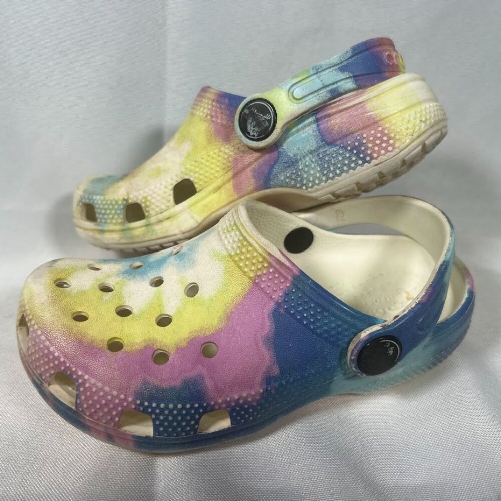 Crocs Tye Dye Childrens Size 11